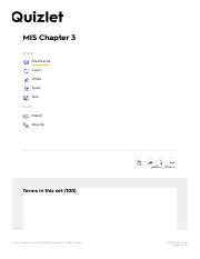 Mis Chapter Flashcards Quizlet Pdf Mis Chapter Study