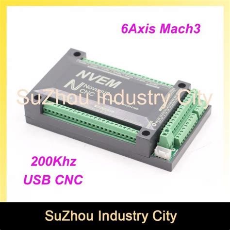 จัดส่งฟรี6แกน Mach3 Usb Cnc การ์ดควบคุมการเคลื่อนไหว200khz อินเทอร์เฟซ