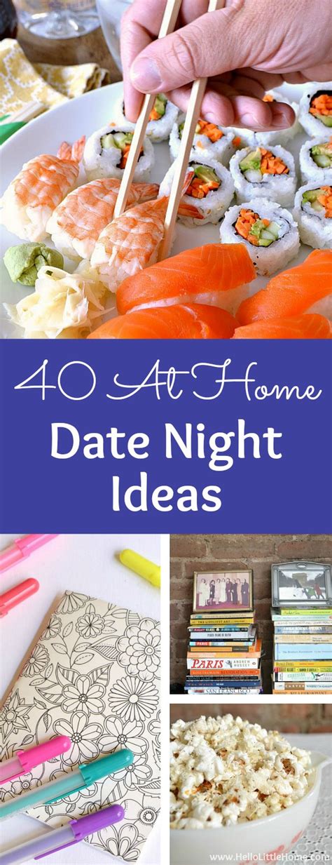 40 Creative At Home Date Night Ideas | Hello Little Home