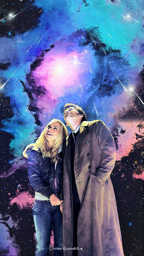 The Doctor And Rose By Orchidea Blu On Deviantart