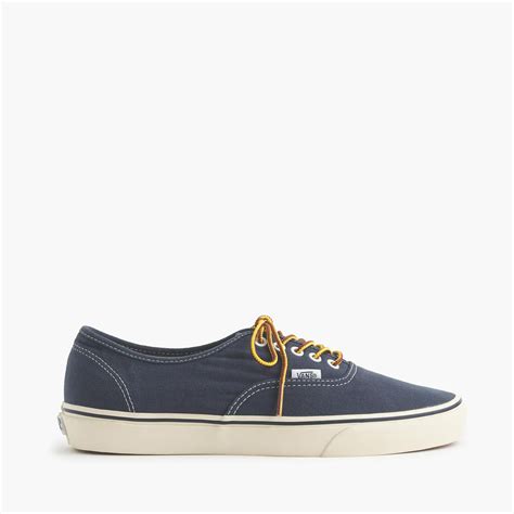 Unisex Vans For J Crew Washed Canvas Authentic Sneakers Sneakers Men