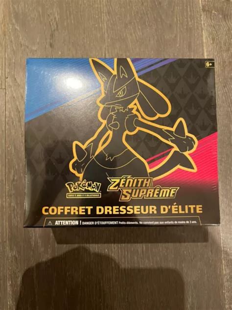 Cartes Pok Mon Z Nith Supr Me Eb Etb Coffret Elite Trainer Box Neuf