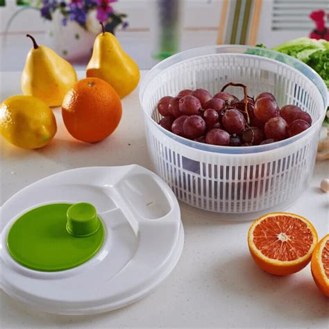 1 pièce Grand carrousel à salade de 3 litres avec bol à fruits en