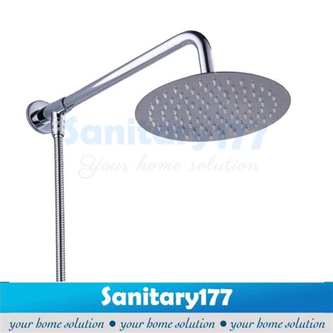 Jual Paket Bundling Wall Shower Rainfall Ws Stainless Bulat Cm Inch