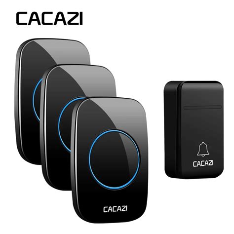 Cacazi Self Powered Wireless Doorbell Waterproof Smart No Battery M