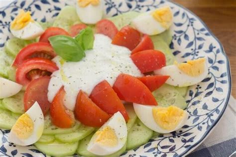 Ensalada de pepino y yogur receta de cocina fácil sencilla y deliciosa