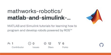 Matlab And Simulink Ros Tutorials README Md At Main Mathworks