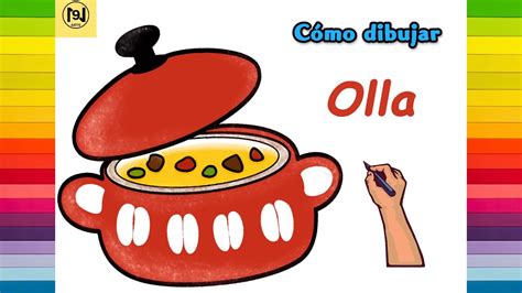 Cómo dibujar una olla de cocina fácil No 9 ARTES YouTube