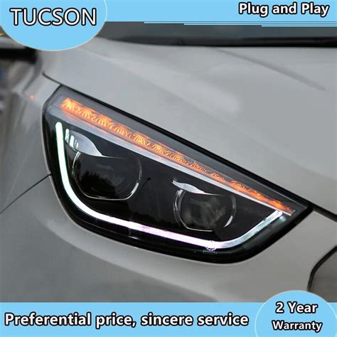 Car Styling Head Lamp For Hyundai Ix Headlights New Tucson