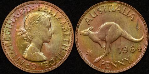 Australia Y Penny Choice Uncirculated The Purple Penny