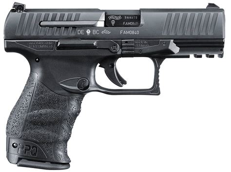 Walther Arms Ppq M Mm Luger Black Black Polymer Grip