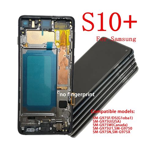 Ecr T Ctil LCD Para Samsung Galaxy S10 Plus Pe A De Substitui O