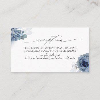 Blush Dusty And Navy Blue Floral Wedding Invitation Zazzle Floral