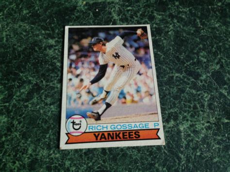 1979 TOPPS 225 RICH GOSSAGE NEW YORK YANKEES EBay