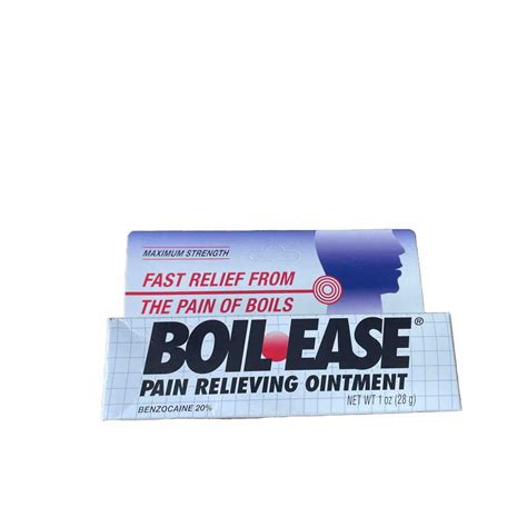 Boil Ease Pain Relieving Ointment Maximum Strength 1 Oz By Boil Ease