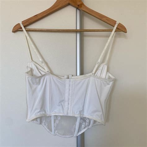 Glassons White Corset Top Purchased A Few Years Ago Depop