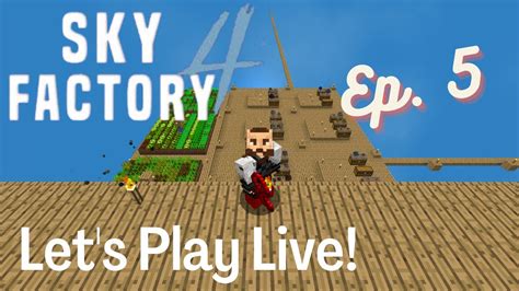 Minecraft SkyFactory 4 Let S Play Live Ep 5 Diamonds YouTube