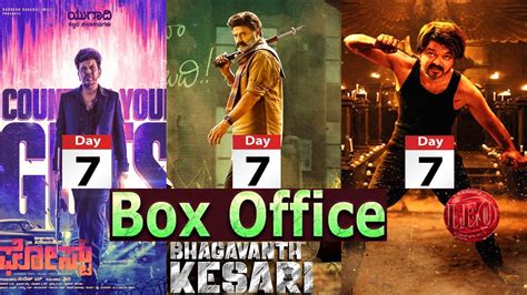 Leo Vs Ghost Vs Bhagavanth Kesari Days Total Worldwide Box Office