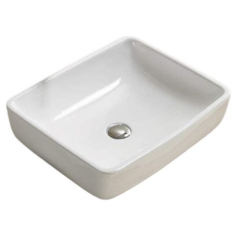 American Imaginations Vessel Sink 187 In White Ai 28182 Rona