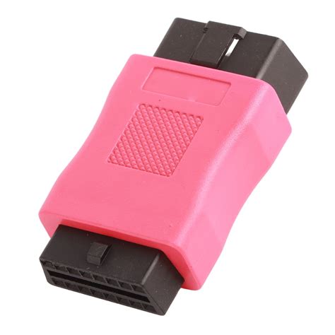 Obd2 Male To Female Connector Adapter Obdii Plug For Vehicle Diagnostic Scanning Tool