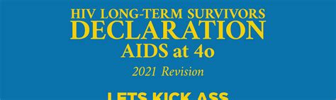 Lets Kick Ass Aids Survivor Syndrome