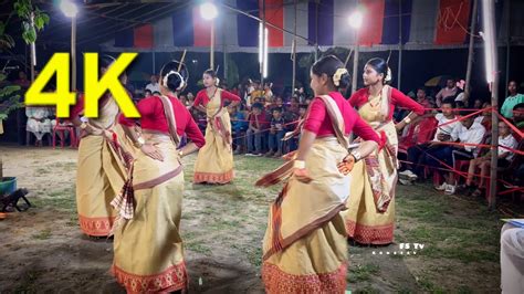 Mukoli Bihu Bihu Dance Bihu Nritya Rongali Bihu Festival Bihu Dance Assam Bihu 4k