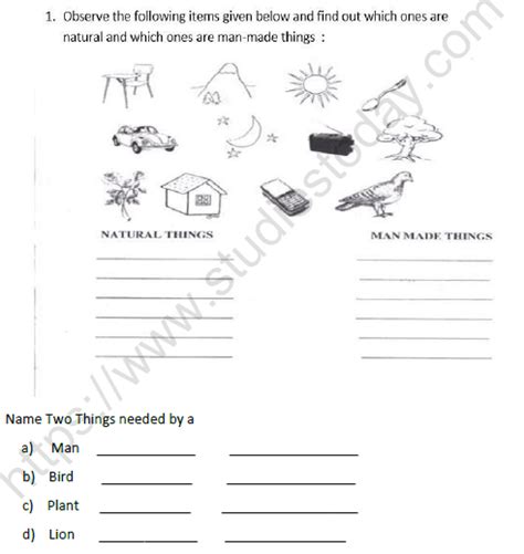 Class 3 Evs Chapter 3 Worksheet Class 3 Evs Week 10 Worksheet Solution With Explanation E V S