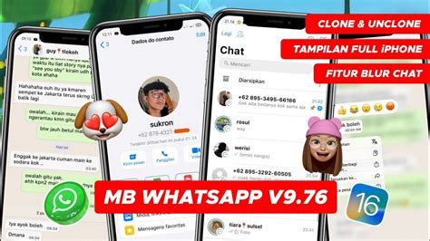 TerUpdate MB WHATSAPP IOS TERBARU V9 76 MB WA IOS TERBARU 2023