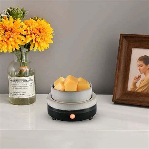 Ceramic Wax Warmer Candle Melt Warmer 3 In 1 Fragrance Candle Warmer Electric Melter Electric