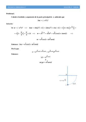 Calculo II Solucion 1o Parcial Pdf