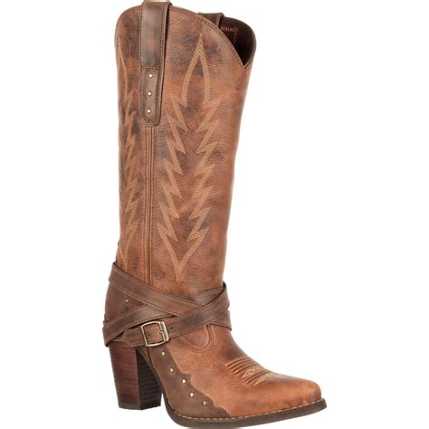 Durango City Womens Aubrey High Heel Cowgirl Buckle Boot Durango