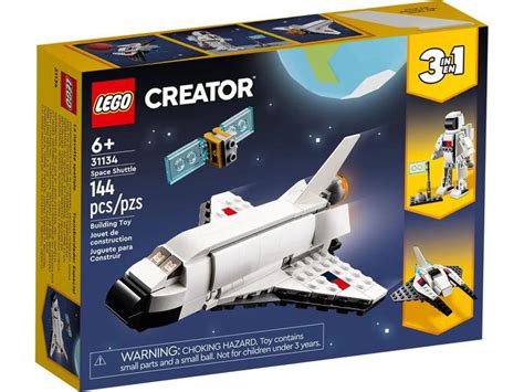 LEGO Creator 3 em 1 Ônibus Espacial 144 Peças 31134 Conjunto