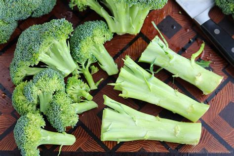 Parmesan Roasted Broccoli Stalks Two Healthy Kitchens