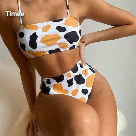 Spotted Sexy Two Pieces Bathing Suit Swimwear Bikini China Bikini And