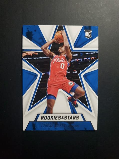 Panini Chronicles Rookies And Stars Tyrese Maxey Rc