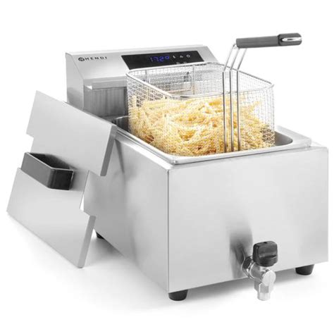 Frytownica Frytkownica Z Panelem Cyfrowym Mastercook Z Kranem 8L 3500W