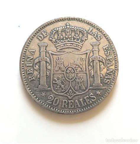 Moneda Reales Isabel Ii A O Falsa De P Comprar Monedas De