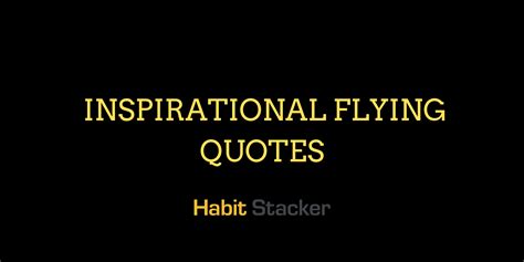 33 Inspirational Flying Quotes That Will Exhilarate You - Habit Stacker