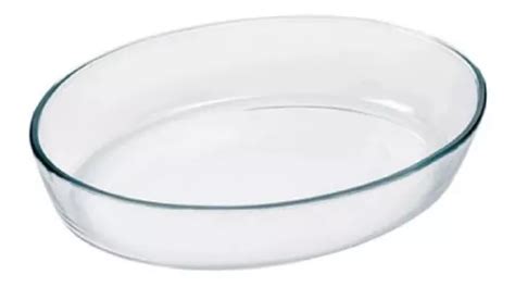 Asadera Fuente Vidrio Templado Oval 2 4lts 30x21cm Marinex