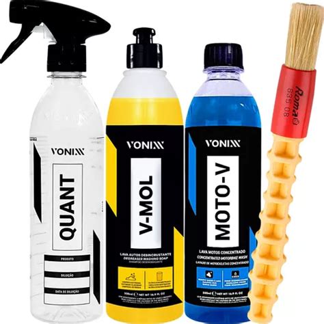 Kit de limpieza profunda con champú Moto v V mol Vonixx Wash