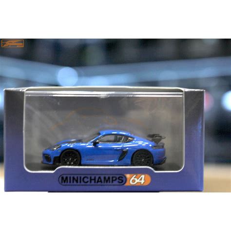 Mini Champ Porsche Cayman Gt Rs Blue Shopee Thailand