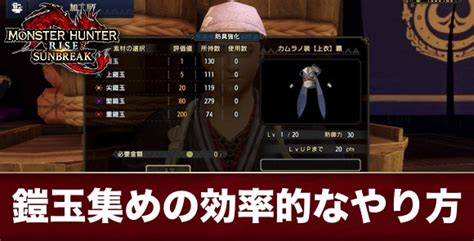 【サンブレイク】傀異化かいいかした重牙の効率的な入手方法と使い道【モンハンライズ】 アルテマ