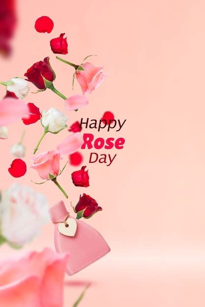 Premium Photo | Happy rose day celebration