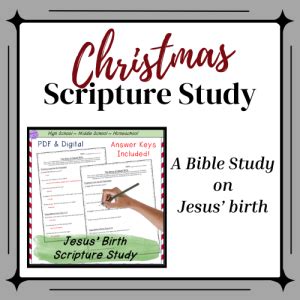 Christmas Bible Study for youth