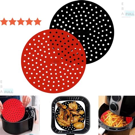 Forro Protetor Silicone Airfryer Fritadeira Cm Redondo Universal