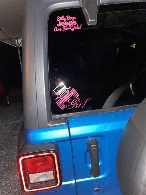 Jeep Girl A3 – Jeep Wrangler Decals | Custom Made In the USA | Fast Shipping