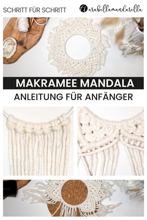 Makramee Mandala Anleitung Tutorial F R Anf Nger Auf Deutsch Selber