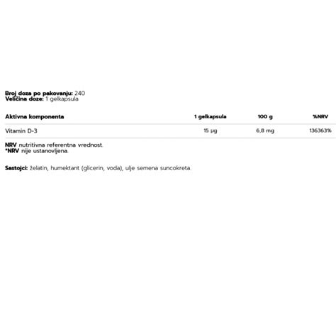 Maxler Vitamin D3 600IU 240 gelkapsula