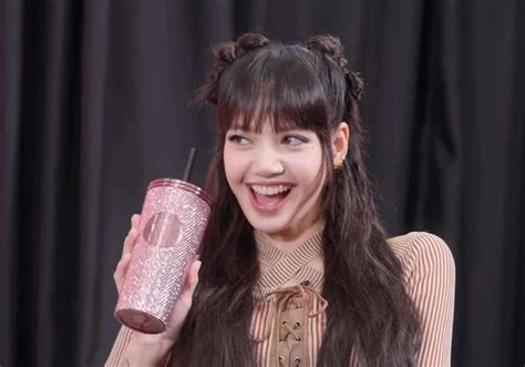 Blackpink X Starbucks Tumbler Blink Blink Favorit Lisa Laris