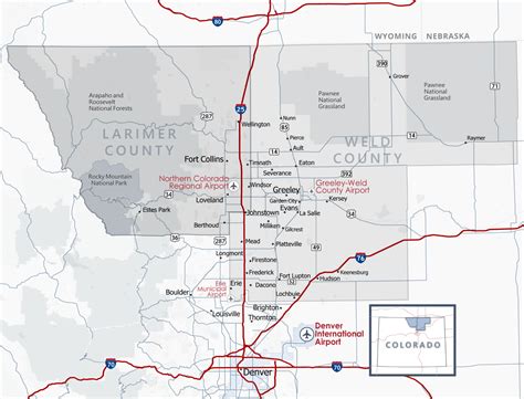 Northern Colorado Region Map | Upstate Colorado